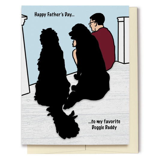 SKU: DAD2022B Happy Father's Day Doggie Daddy Card, Ecofriendly, 100% Recycled